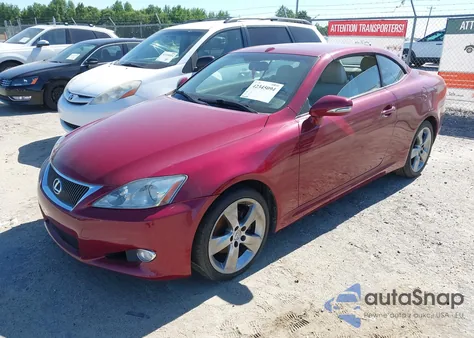 2010 Lexus Is 250C z USA, uszkodzony, nr VIN JTHFF2C26A2502906